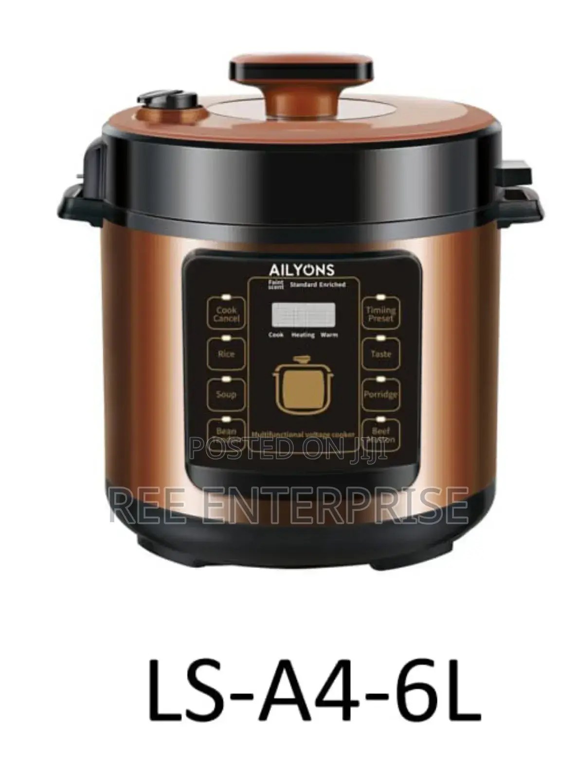 New Model 6 Litres Ailyons Pressure Cooker