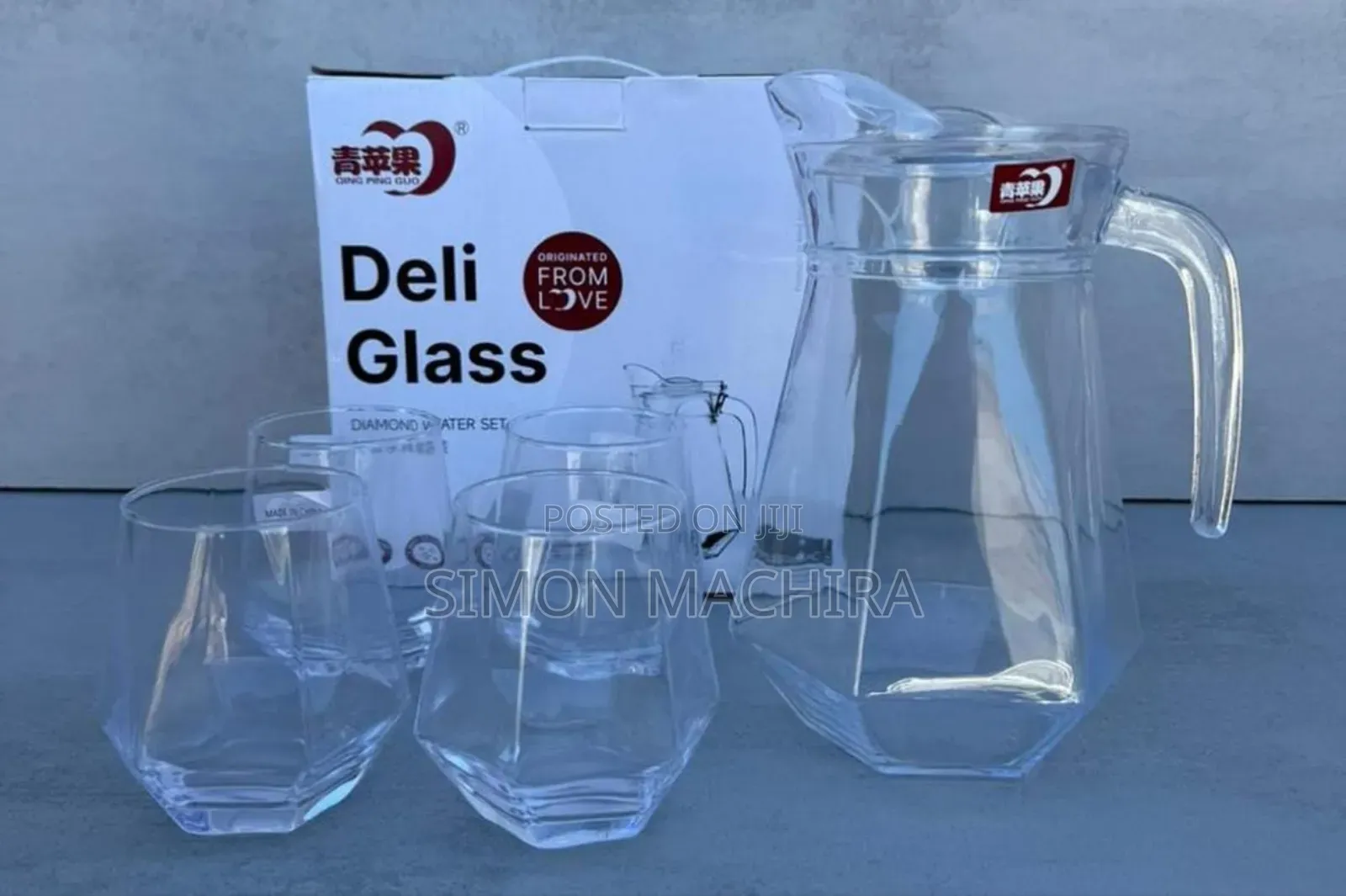 Glass Set With Jug 5pcs Glass and Jug