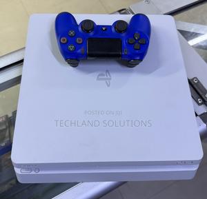 Secondhand White Playstation 4 Slim Machine - thumbnail 2