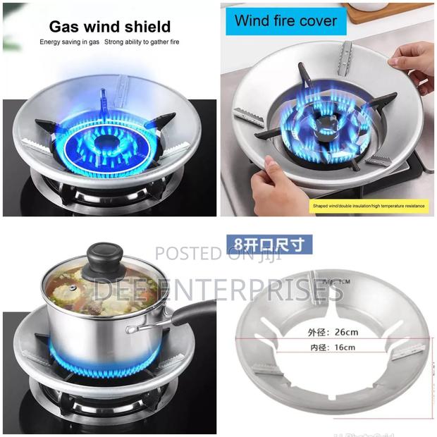 Gas Wind Shield/ Energy Saving Cover - main view