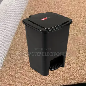 Stylish 30l Hard Plastic Step Pedal Waste Bin Trash Can – Long Life