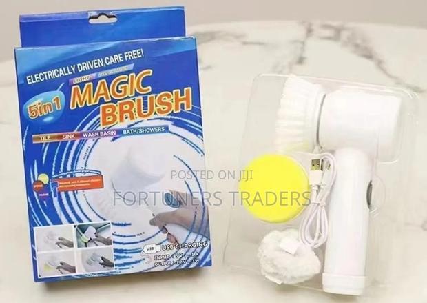 5 in 1 Magic Brush Nylon Bathtub Electric Multi-Functional
