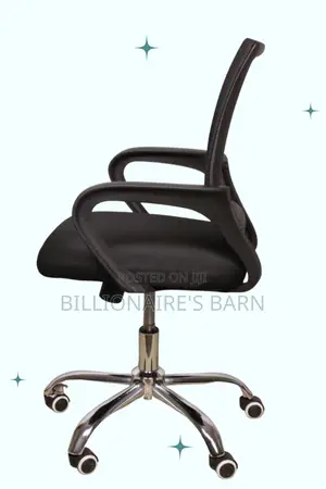 Office Chair; Space-Saving Design Secretarial Mesh Office Chair
