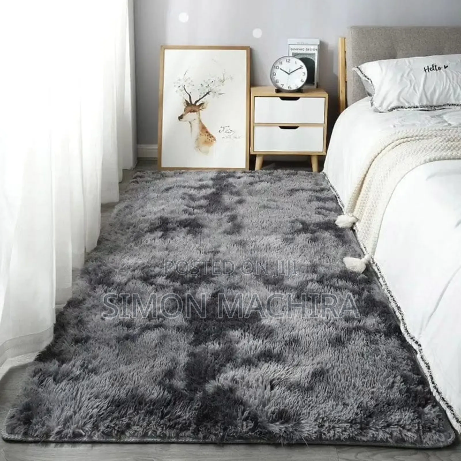 Warm Soft Bedside Fluffy Mat