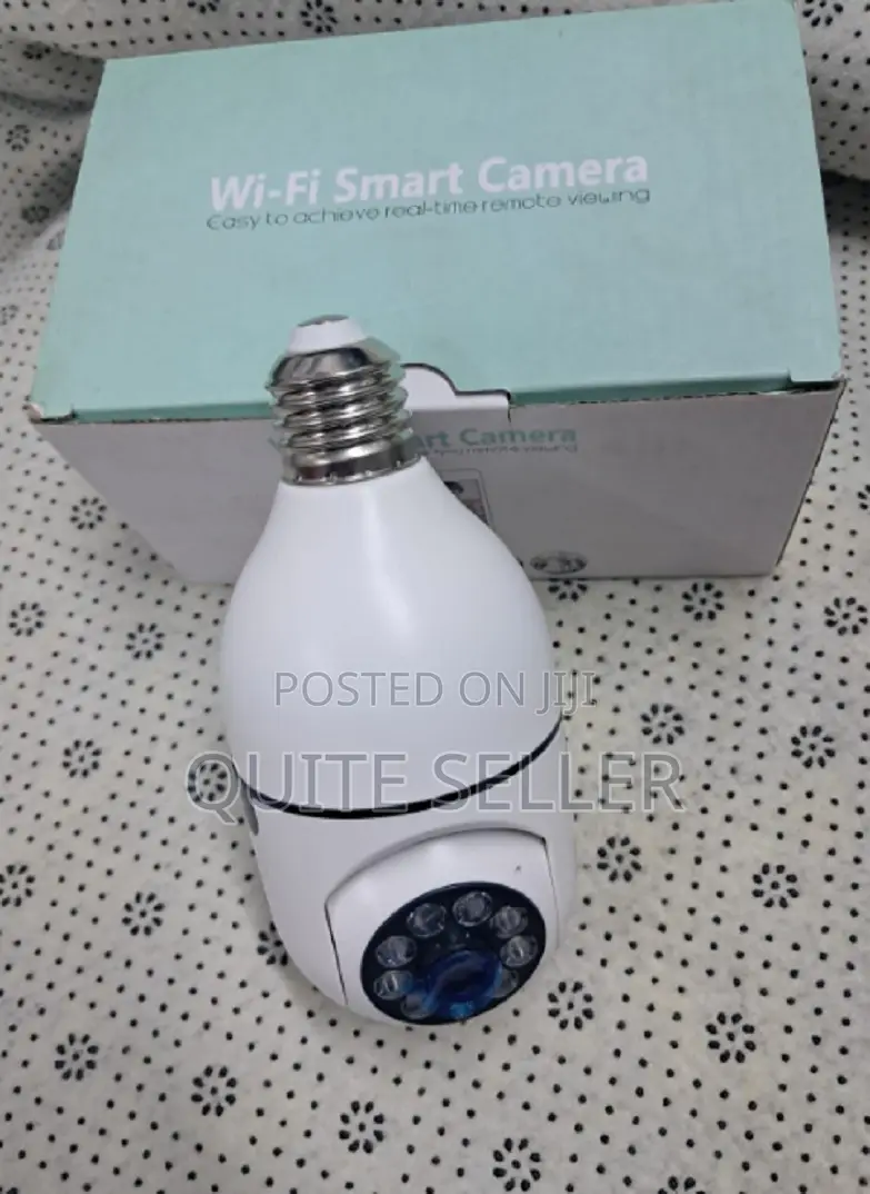 3mp CCTV Security Full Color Icsee Camera Wifi Bulb E27 Lamp Light