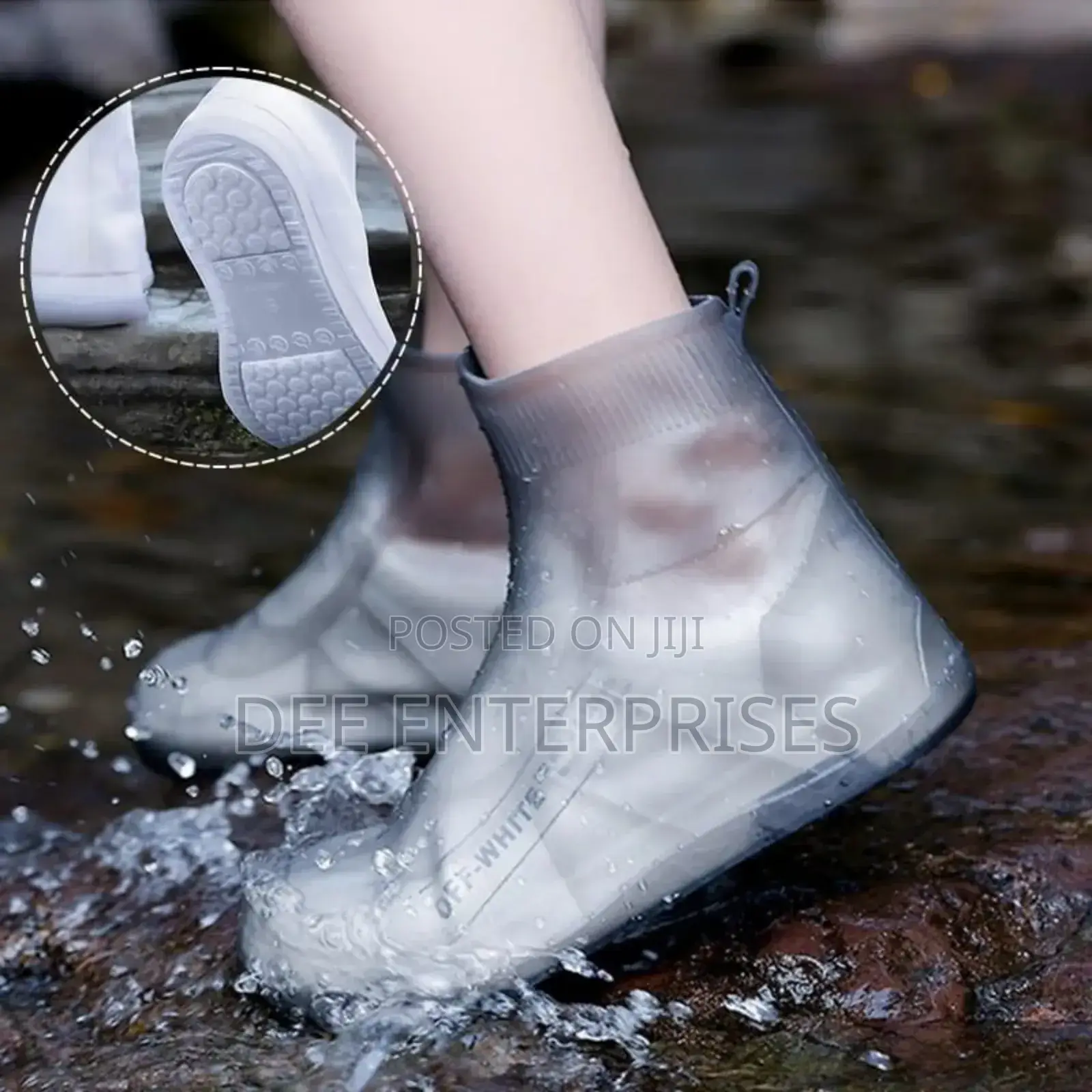 Waterproof Shoe Covers. Reusable Silicone Rain Shoe Covers