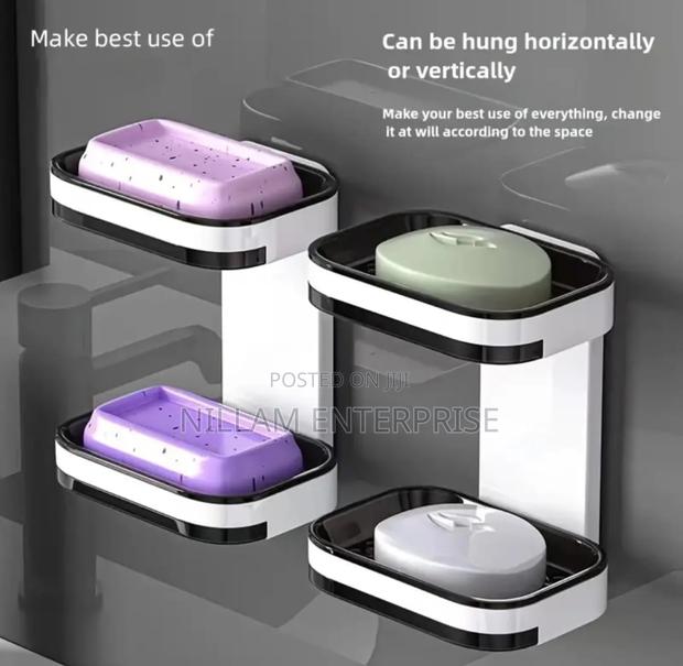 Double-Layer Wall-Mounted Soap Dish - thumbnail 2