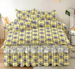 6pc Bedskirt With Bedsheets