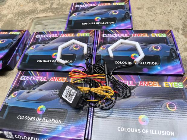 Multicoloured Ring Lights - Headlight Lights - main view