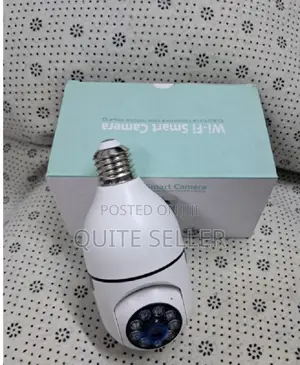 Dual Lens Dual Screen Bulb Wifi Wireless 4mp Hd Viewai Human Detection