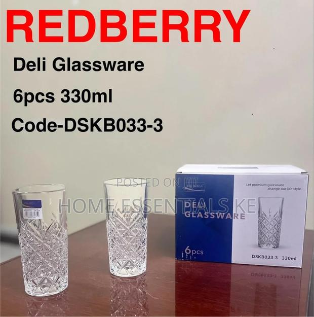6pc Crystal Clear Glasses
Quality Classy Juice Water Glass