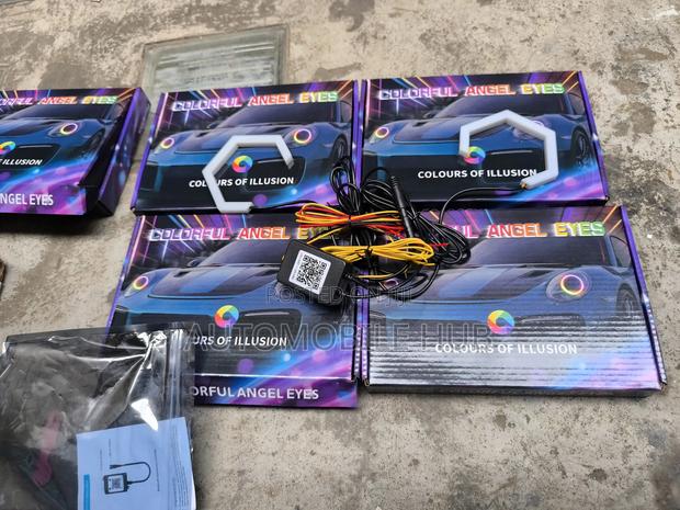 Car Hexagon DRL Headlight Multicoloured - thumbnail 2