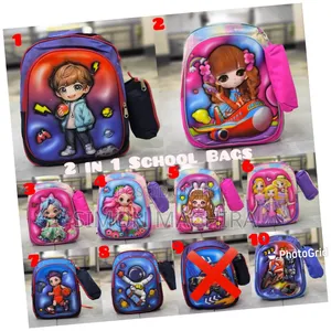 2 in 1 Grade 2 to 6 School Bags