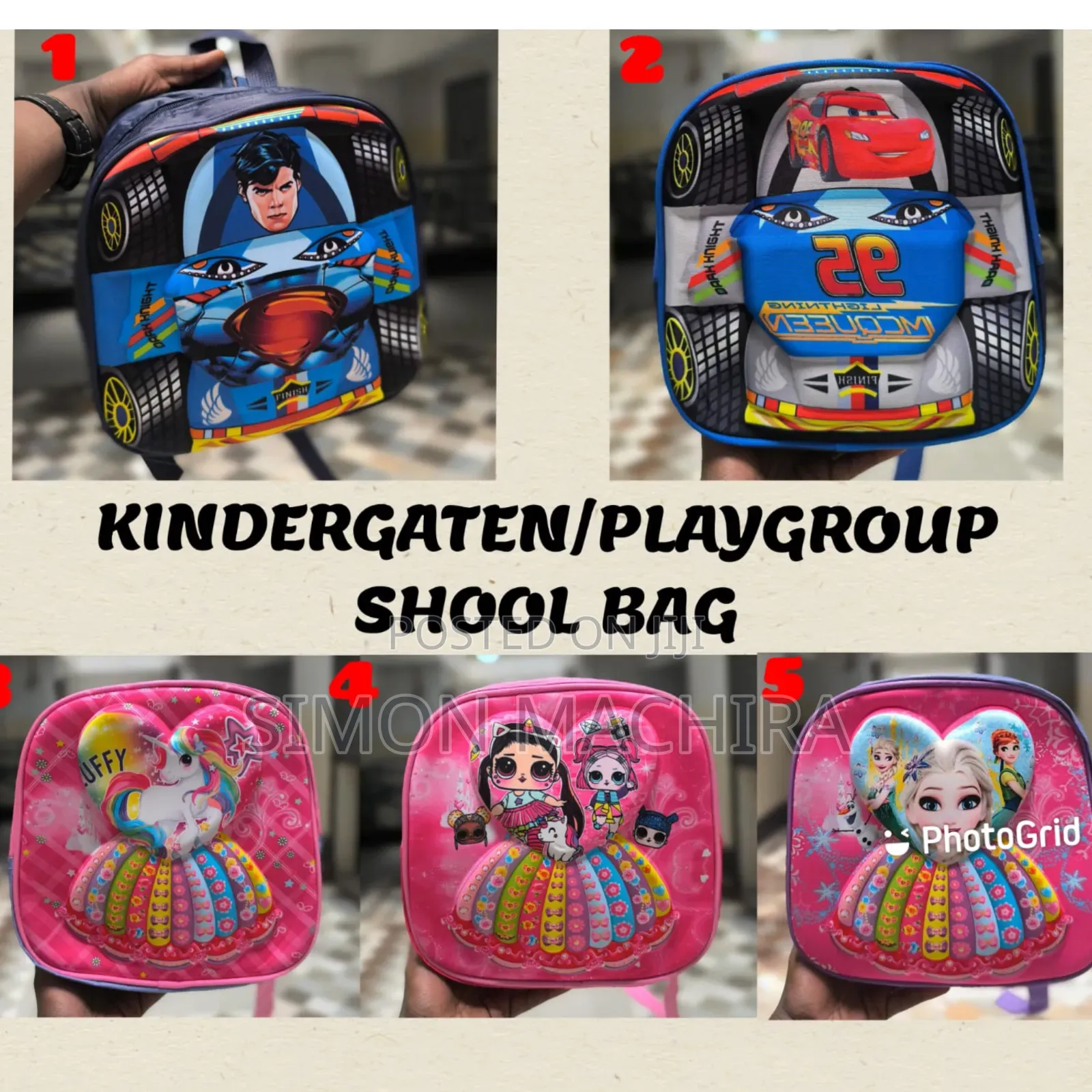 Kindergarten/Playgroup School Bag