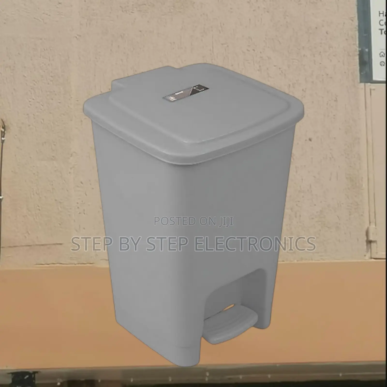30l Hard Plastic Step Pedal Waste Bin Trash Can – Strong Plastic Build