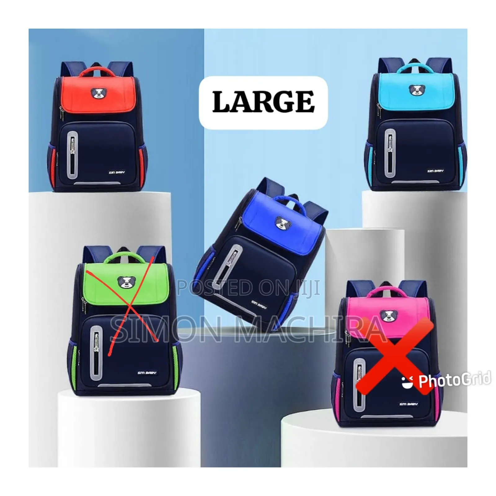 Large Sm Baby School Bag Grade 2 to 8