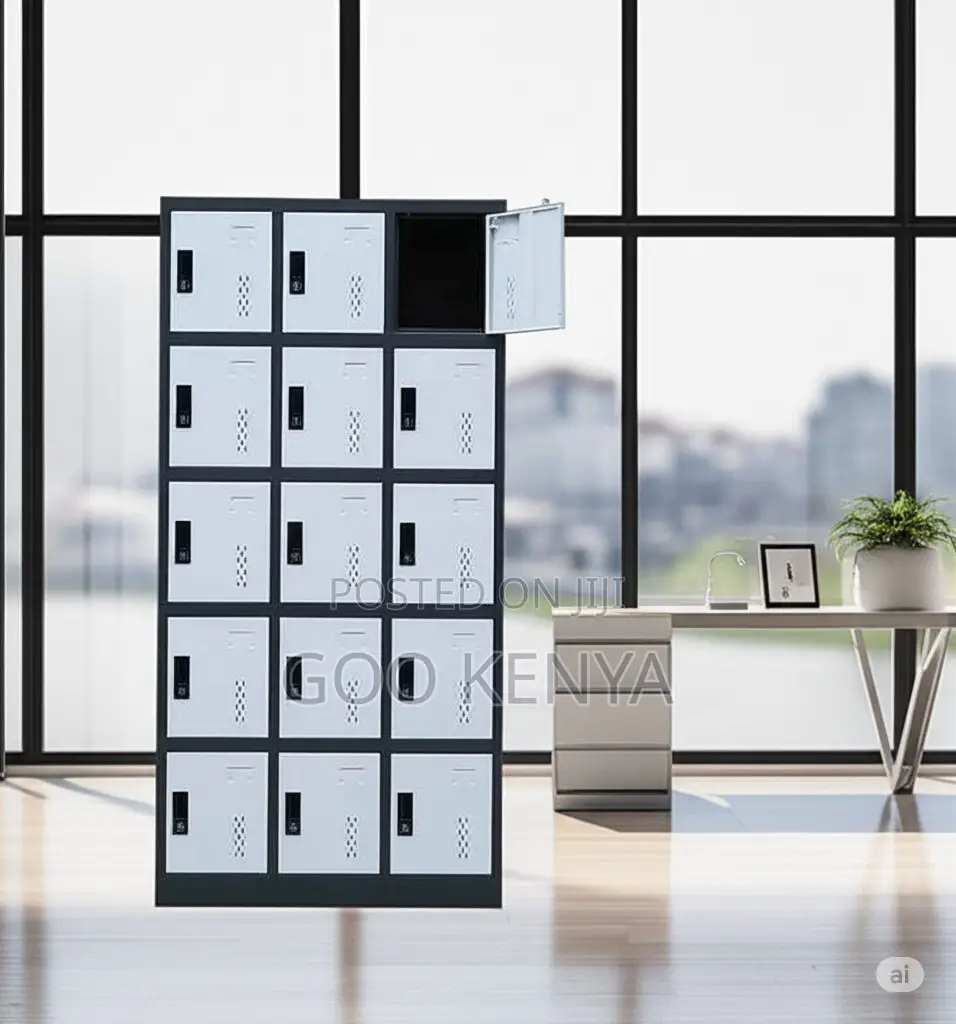 Office Cabinet ; 15-Locker Office Filing Cabinet