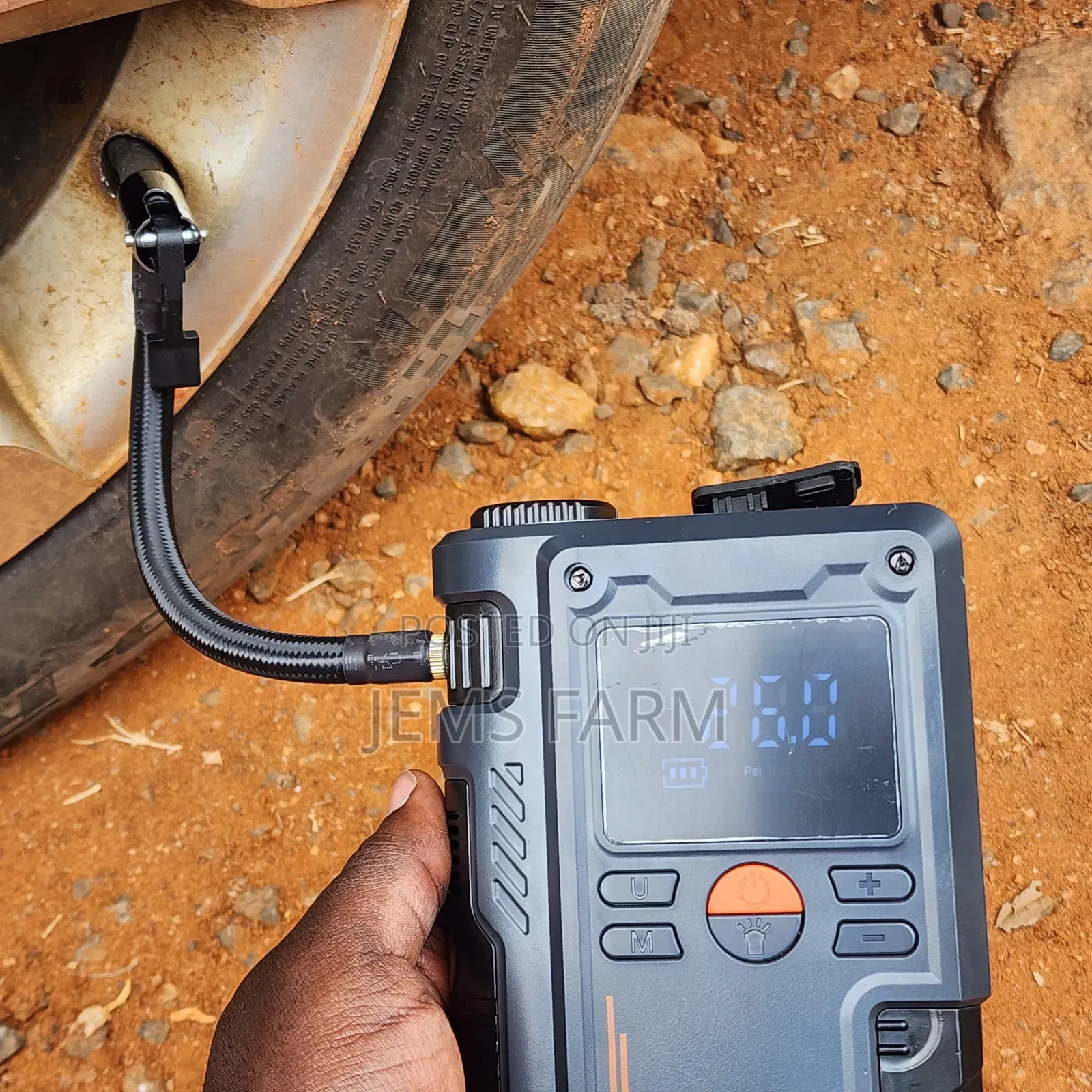 Portable Car Tire Inflator Pump,Emergency Jump Starter