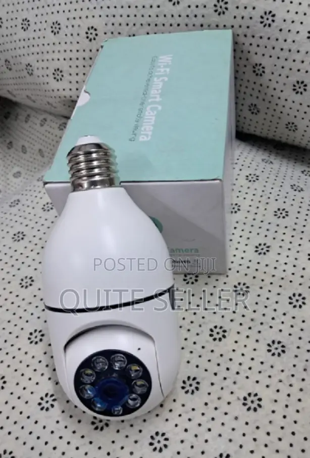 Wireless Wifi Indoor Camera - Dual Lens Light Bulb