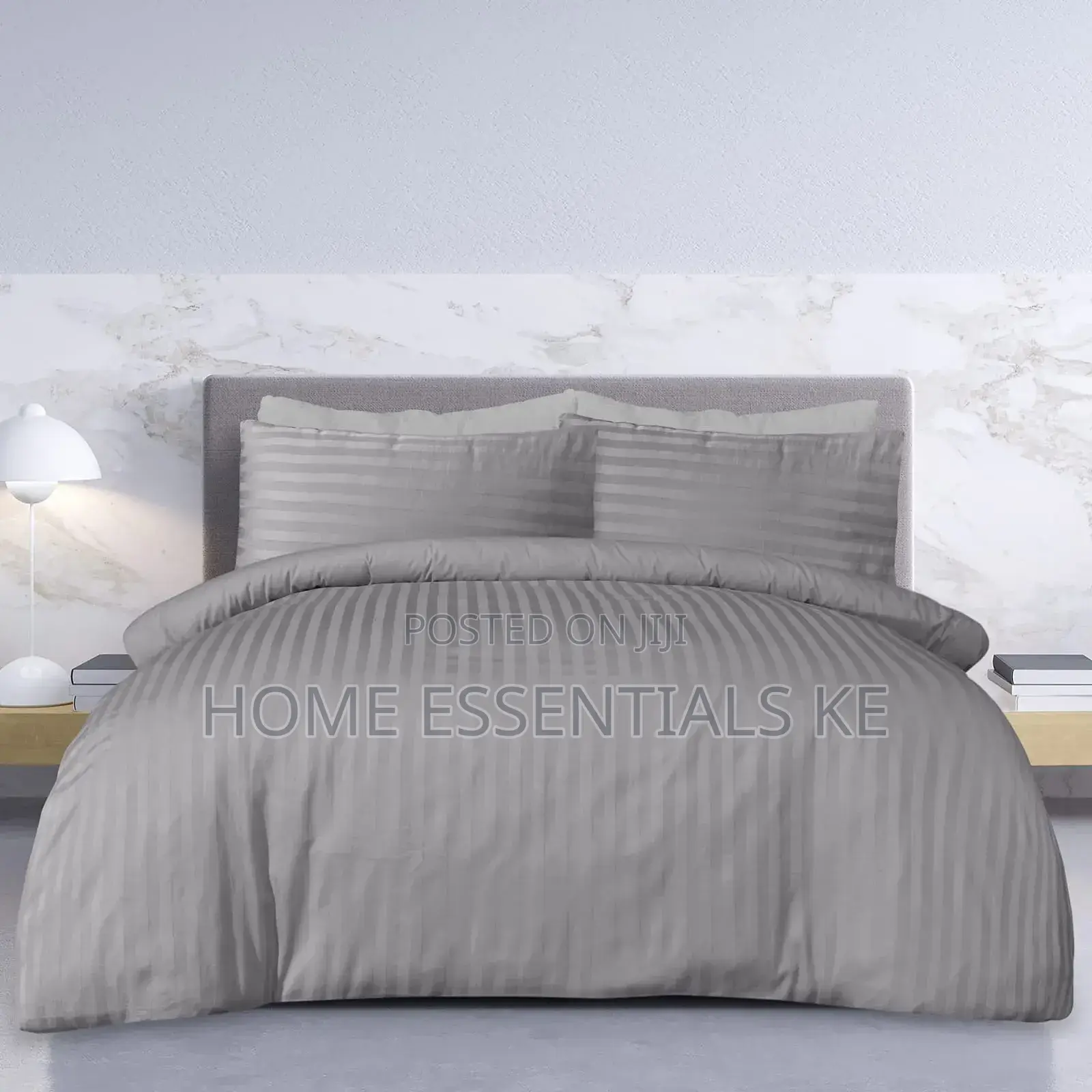Grey Duvets 1 Bedsheet and 2pillowcase 6×7