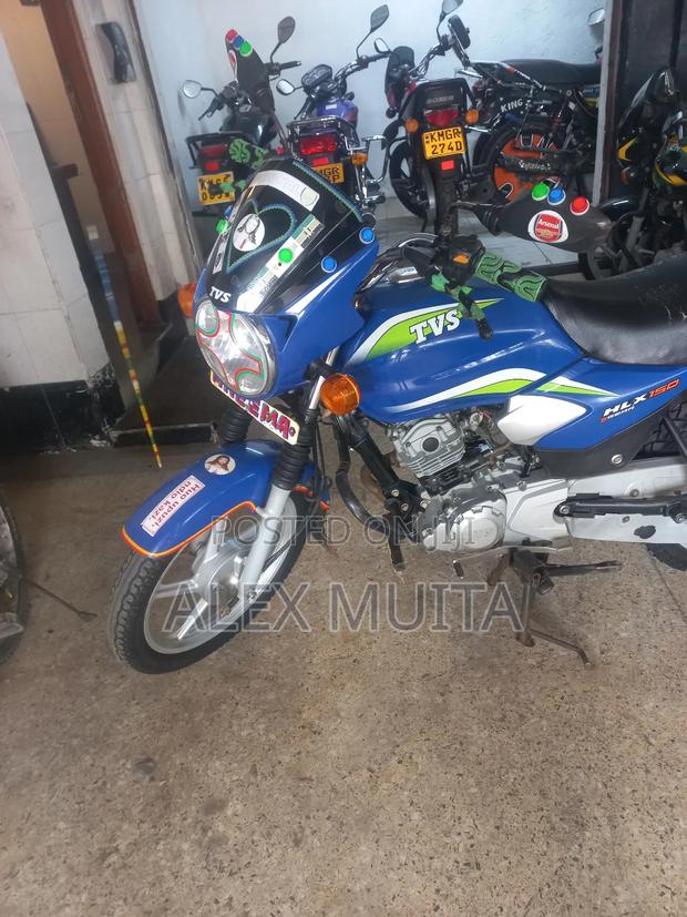 TVS HLX Plus ES 2024 Blue - thumbnail 9