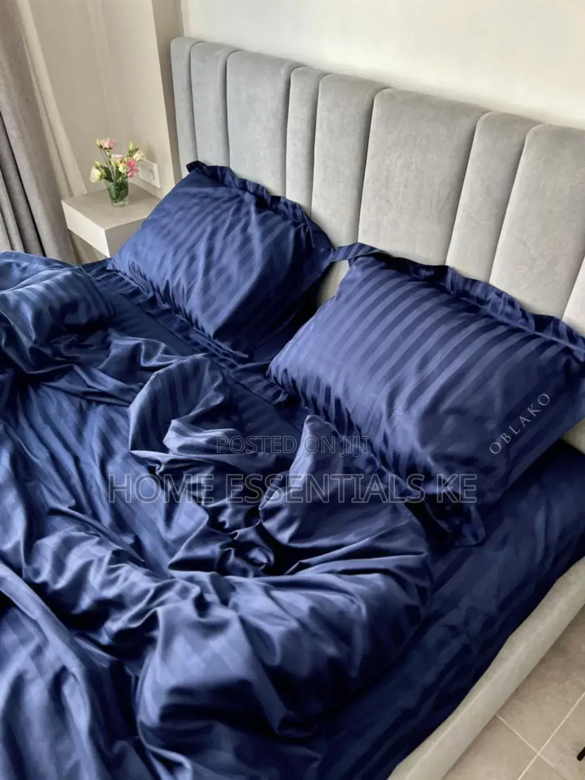 Silky Blue Duvets 1 Bedsheet and 2pillowcase