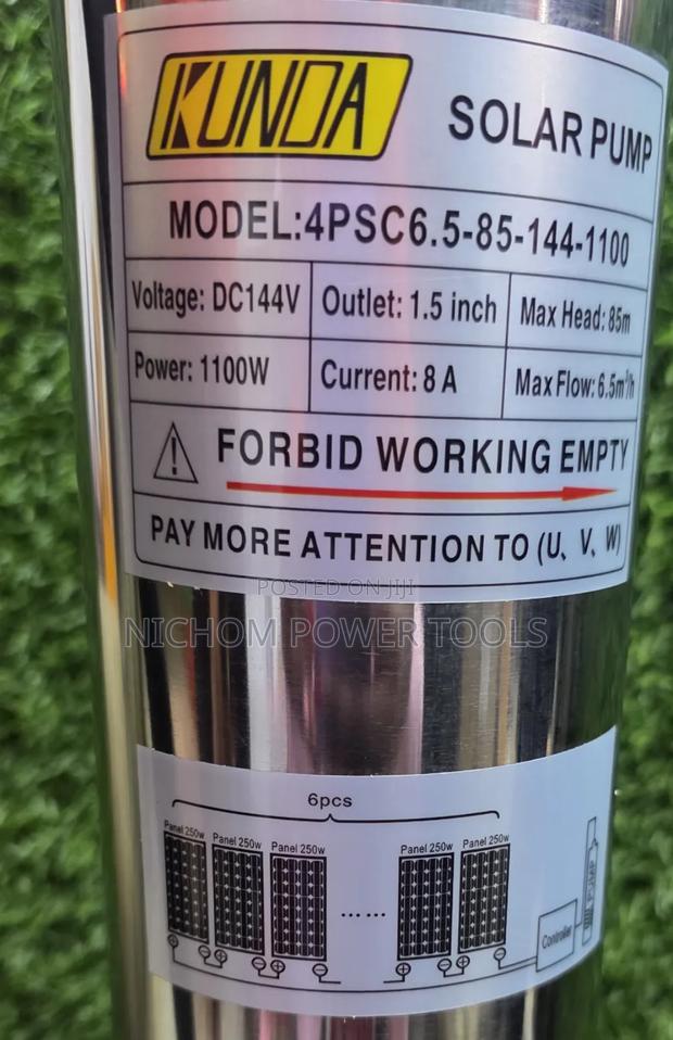 85m Solar Submersible Water Pump With Control Box - thumbnail 3