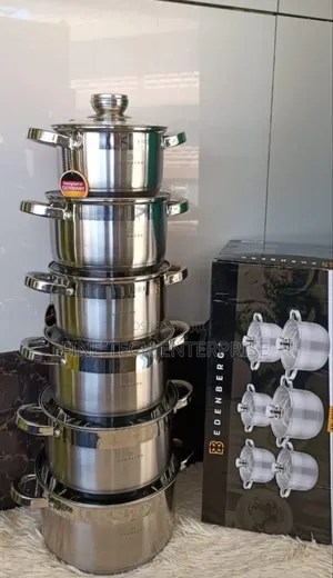 12 Pieces Stainless Steel Edenberg Cookware Set
