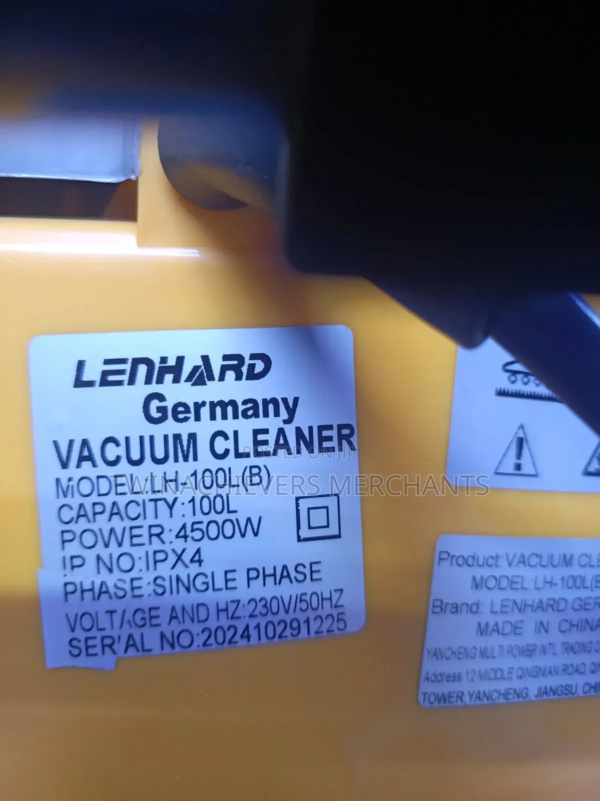 100ltrs Vacuum Cleaner/100ltrs Lenhard Germany Vacuum Cleaner