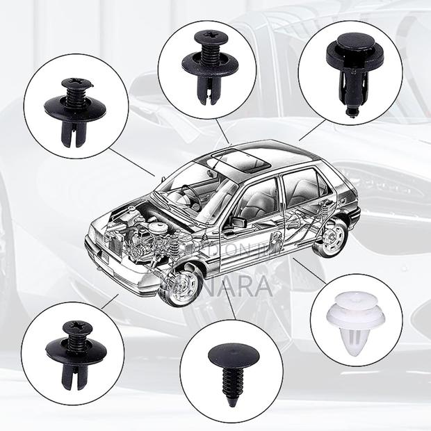 100 Pcs, Car Body Clips, Auto Retainer Trim Fasteners - thumbnail 3