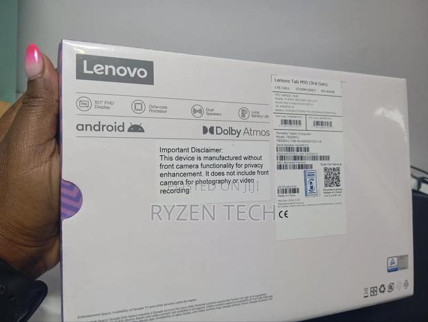 New Lenovo Tab M10 64 GB Gray - thumbnail 2