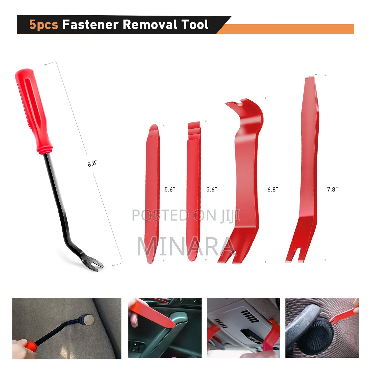 120 Pcs, Car Body Clips Plus Removal Tools, Auto Trim Fasteners