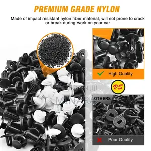 120 Pcs, Car Body Clips Plus Removal Tools, Auto Trim Fasteners
