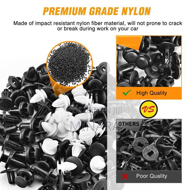 120 Pcs, Car Body Clips Plus Removal Tools, Auto Trim Fasteners - thumbnail 4
