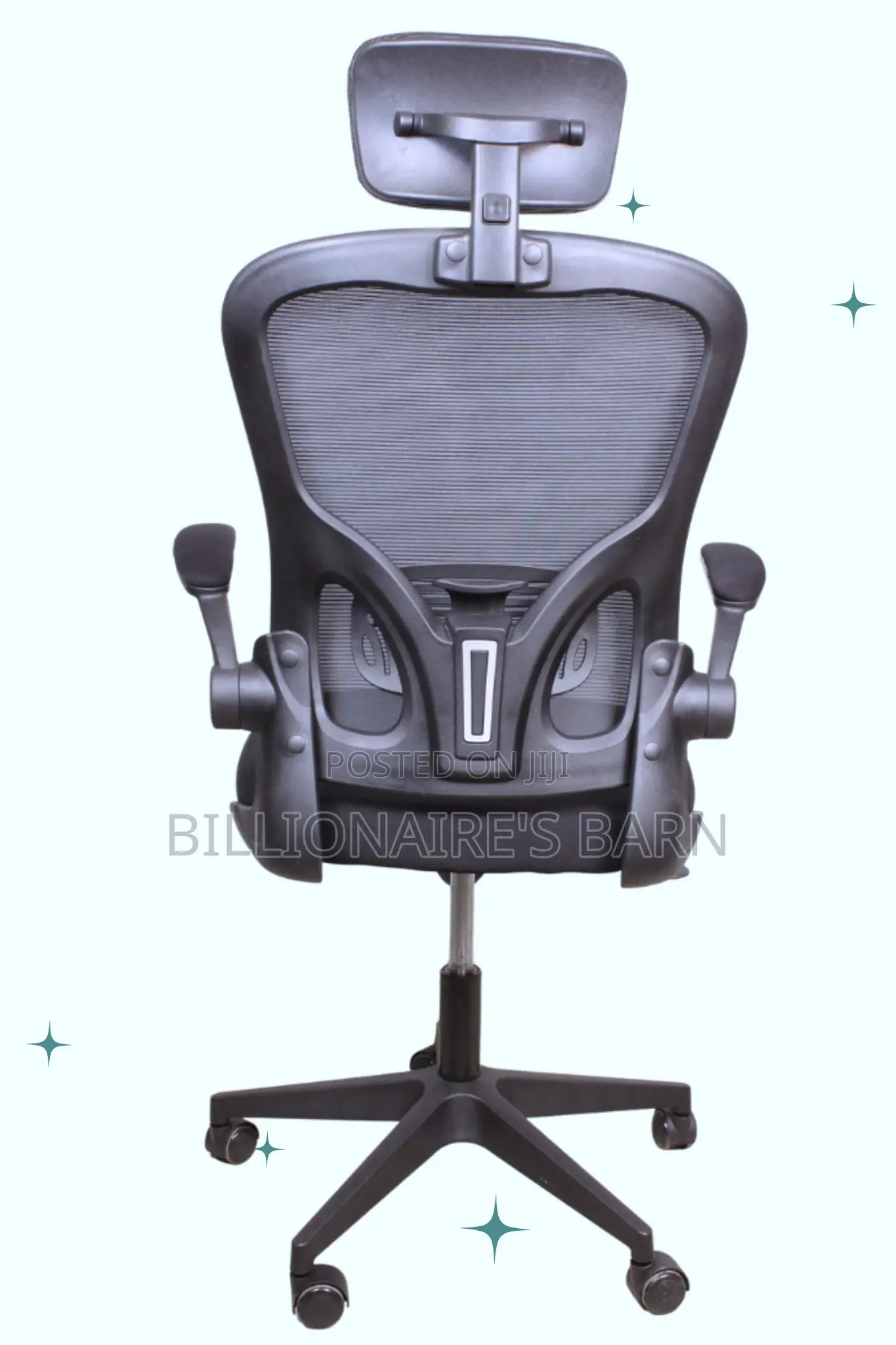 Office Chair; Breathable Mesh and Adjustable Headrest