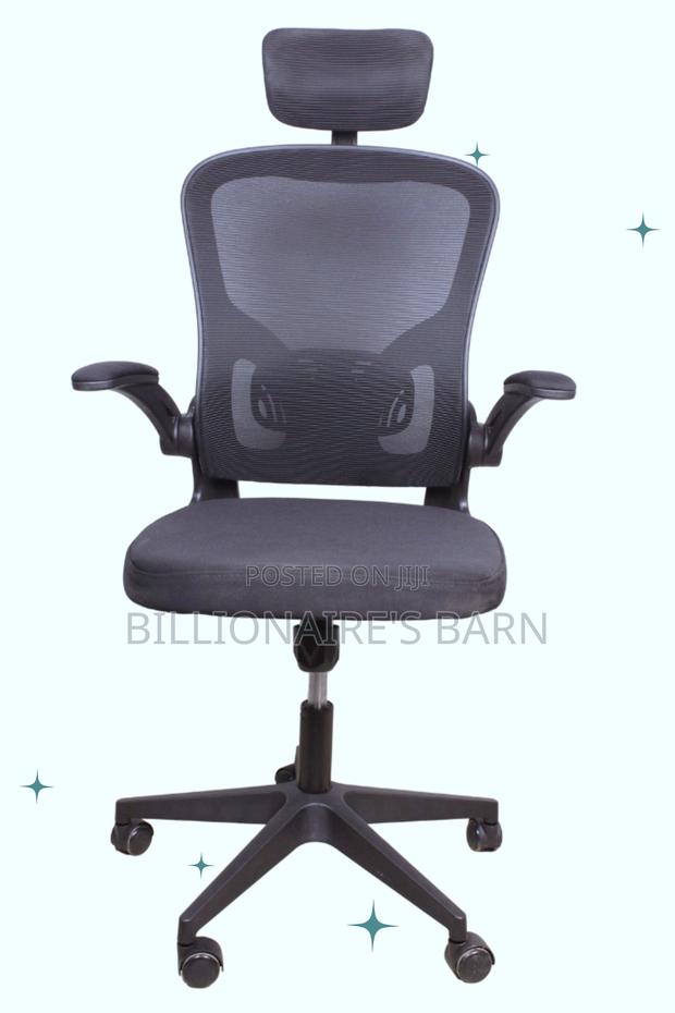 Office Chair; Breathable Mesh and Adjustable Headrest - thumbnail 3