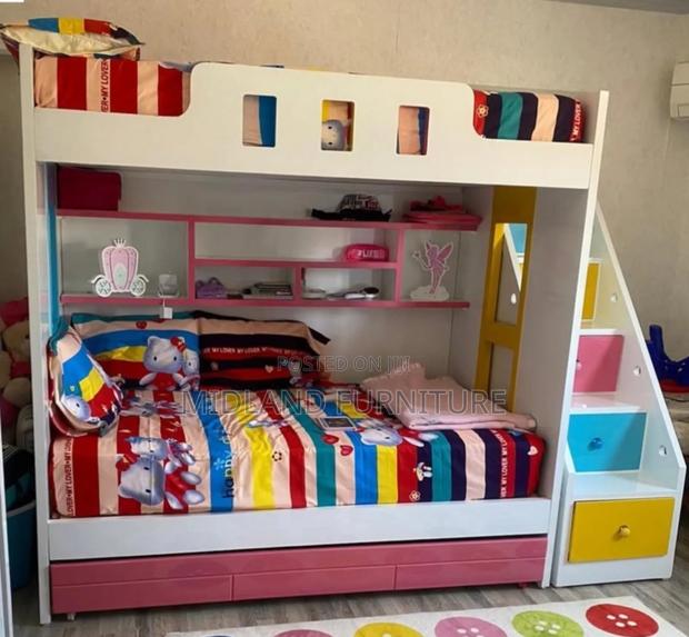 Colourful Double Decker Beds for Kids - main view