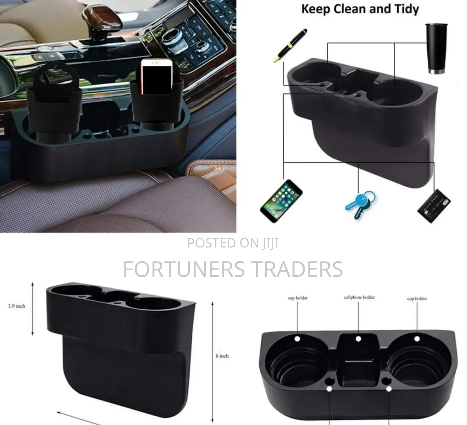 Car Cup Holder With Phone Holder