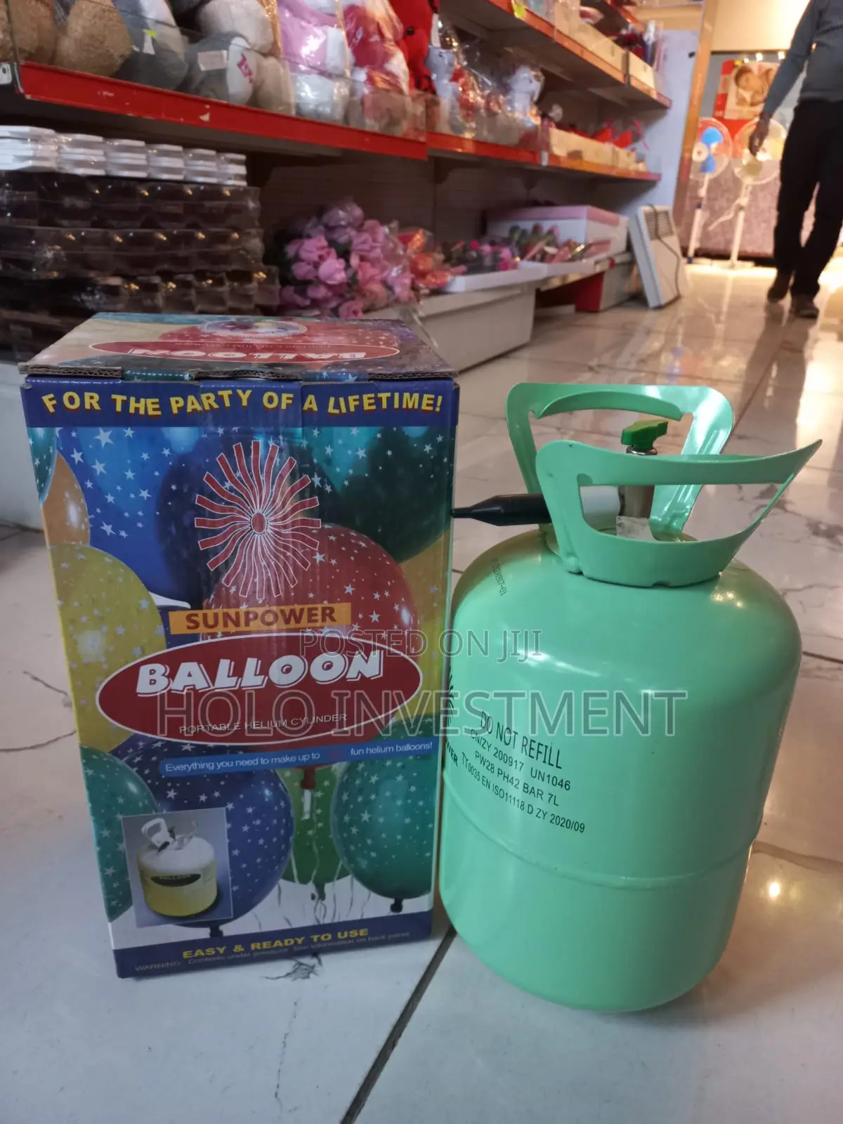 7 Litre Balloon Helium Tank