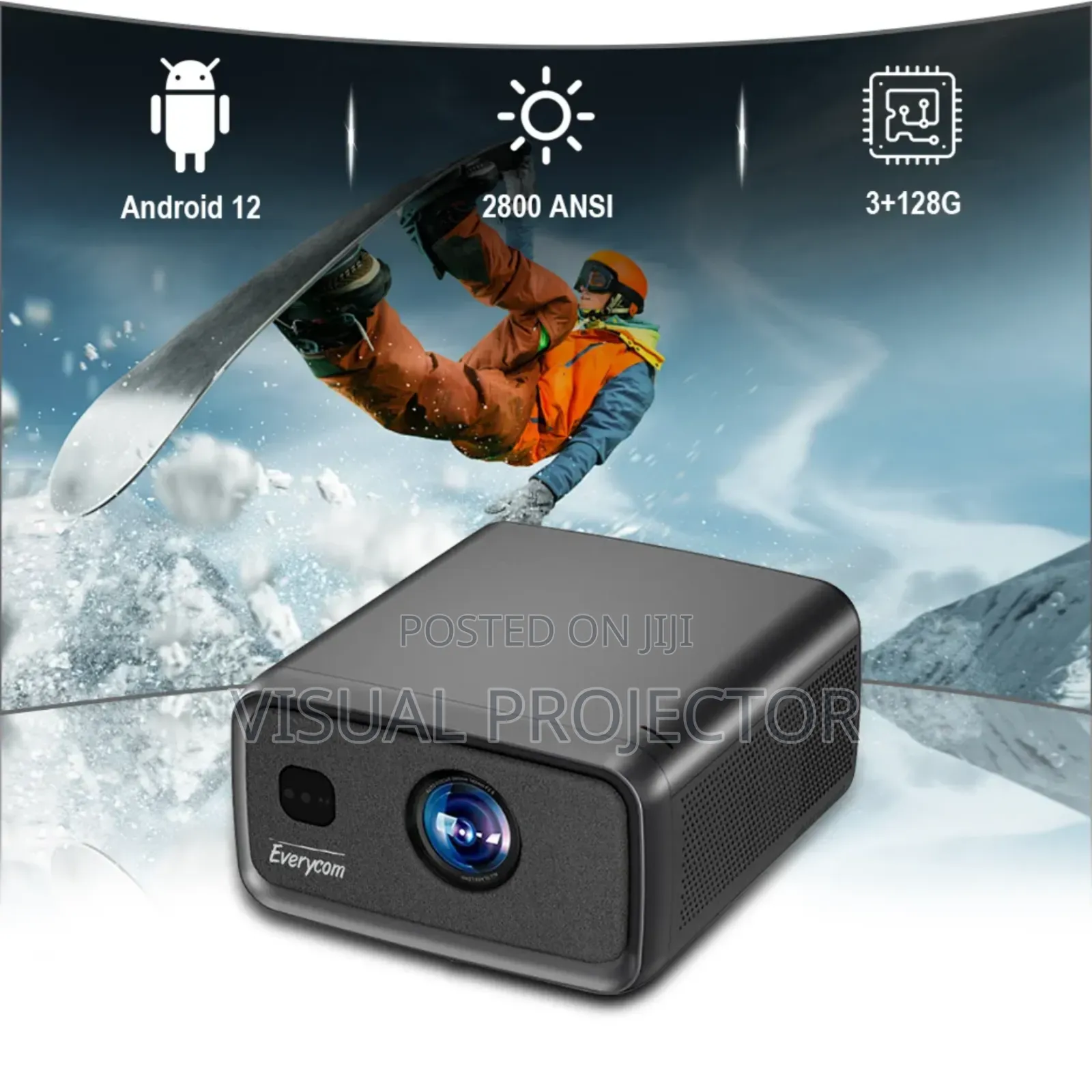 Everycom Cubelite 3gb Outdoor 4500 Luminous 2800 Ansi Projector