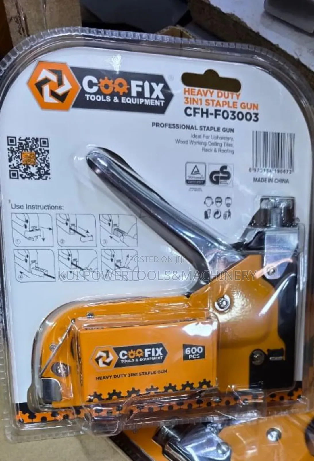 Coofix 3 in 1 Staple Gun / Staple Gun / Stapler