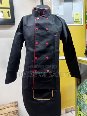 Red and Black Chef Coats