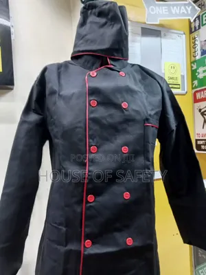 Red and Black Chef Coats