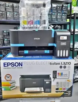 Compact Epson Multifunctional Printer, L3210 Ink-Jet