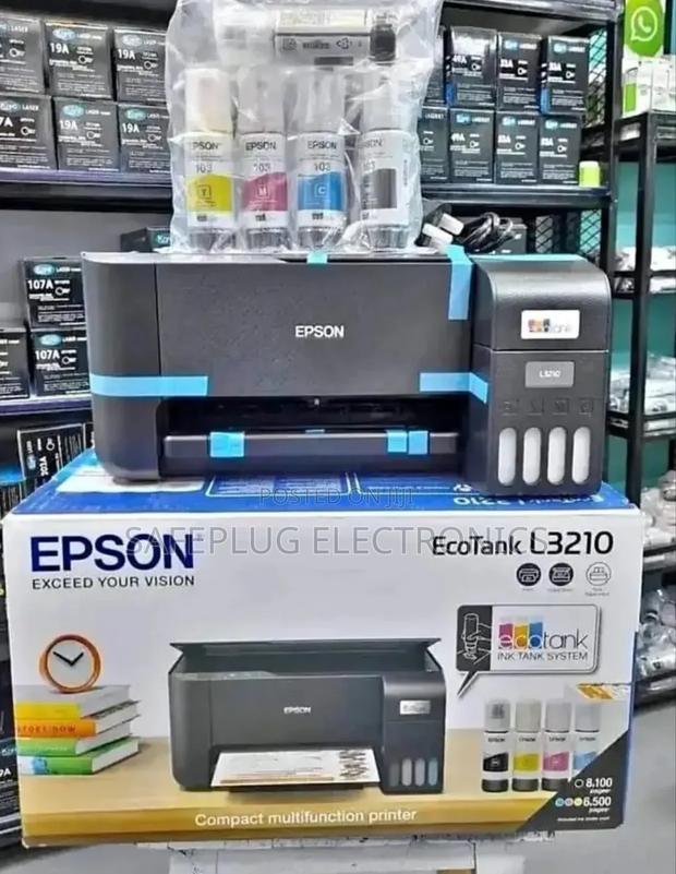 Compact Epson Multifunctional Printer, L3210 Ink-Jet - main view