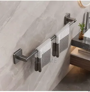 Easy-Install Wall-Mounted Towel Rack 
Adhesive 60cm