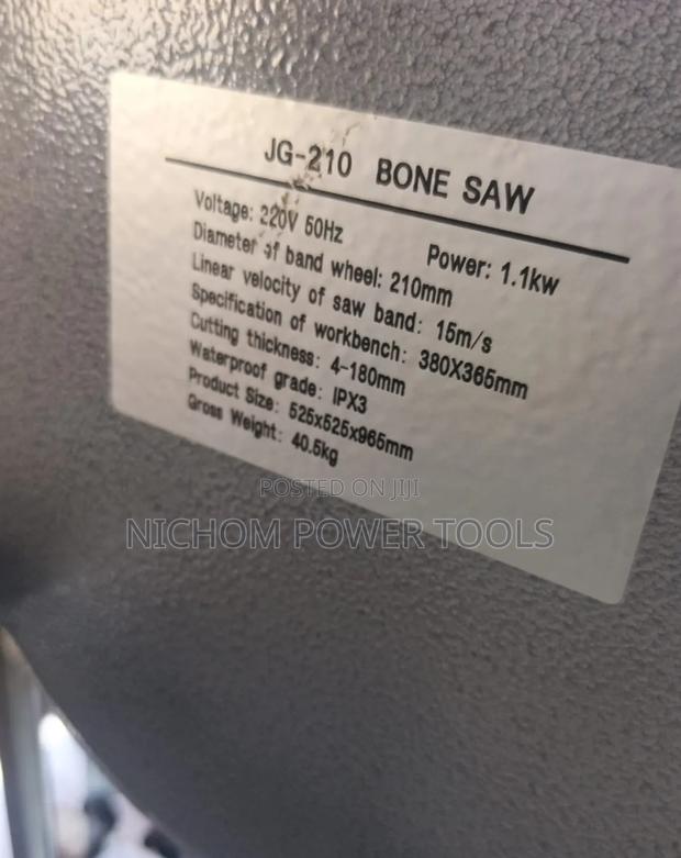 Jg-210 Electric Bone Saw Machine /Butchery Bone Cutter - thumbnail 2