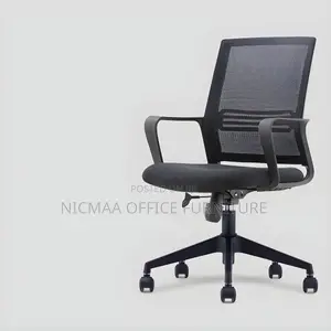 Back Mesh Secretarial Black Seat