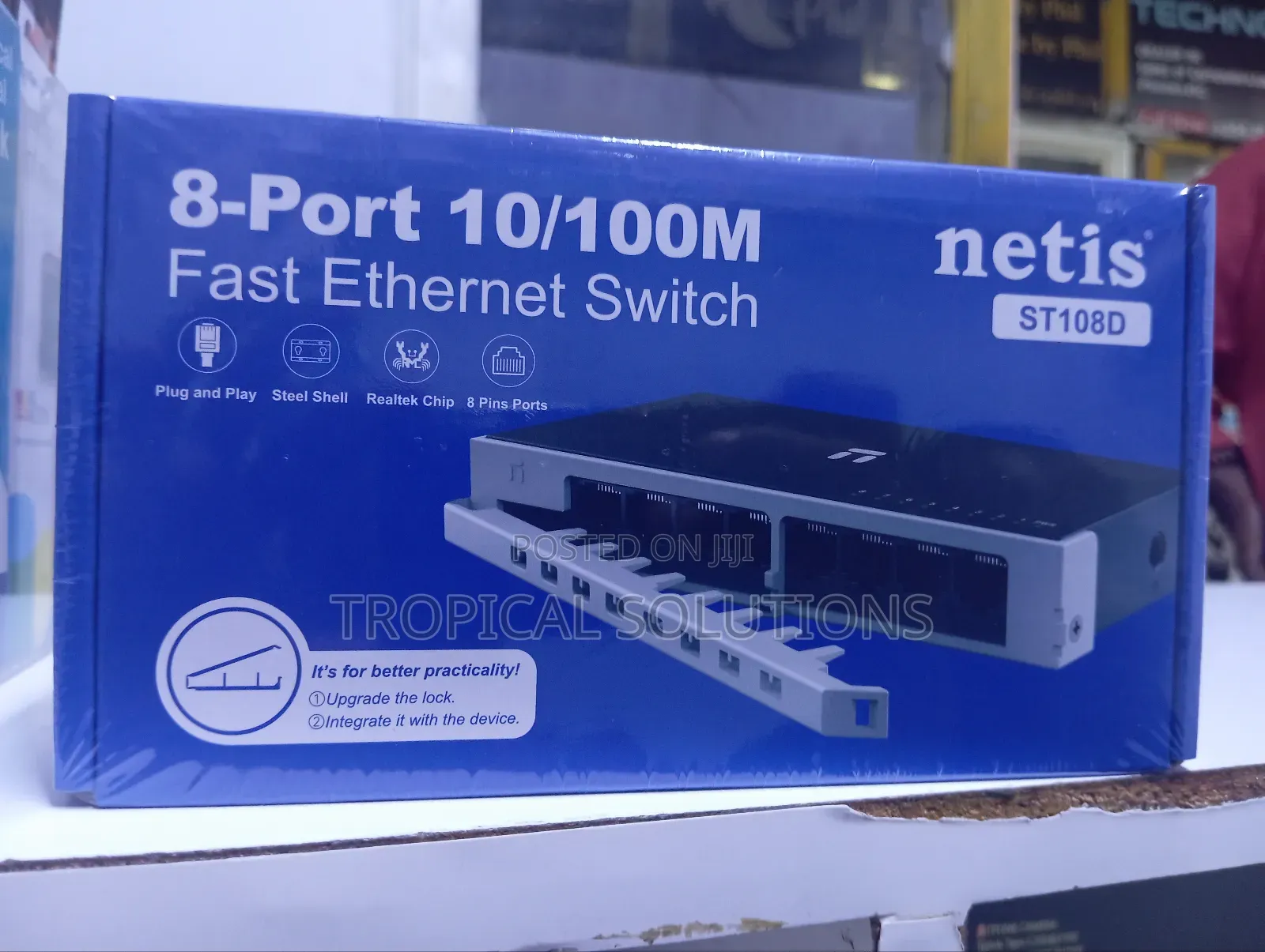 Netis 8-Port 10/100mbps Fast Ethernet Switch