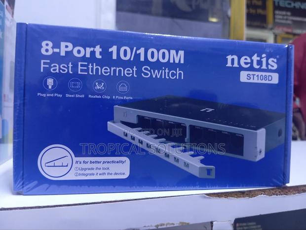 Netis 8-Port 10/100mbps Fast Ethernet Switch - thumbnail 2